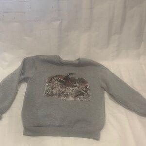 Gray Graphic women's Sweater